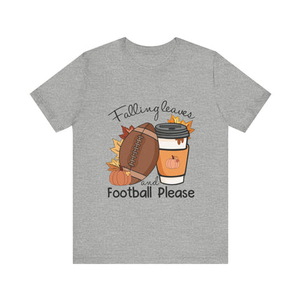 Falling Leaves & Football Please Tee