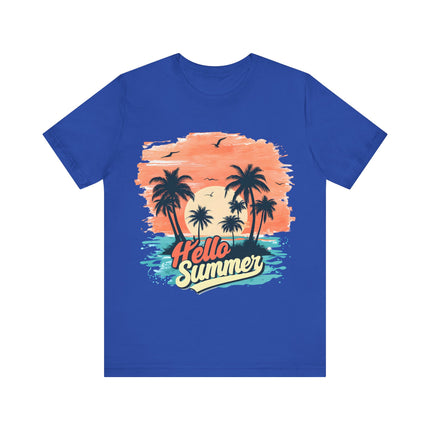 Hello Summer Sunset Tee