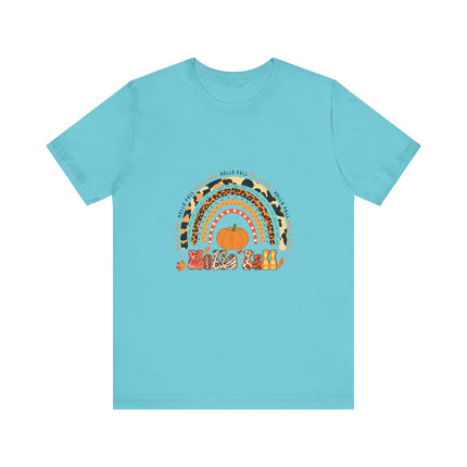 Hello Fall Rainbow Tee