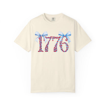 Floral 1776 Bow Tee