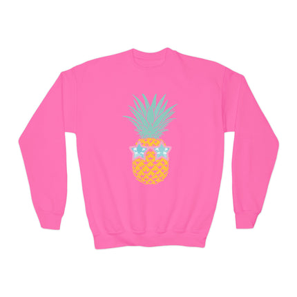 Star Shades Pineapple Youth Sweatshirt