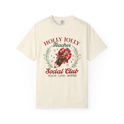 Holly Jolly Teacher Tee