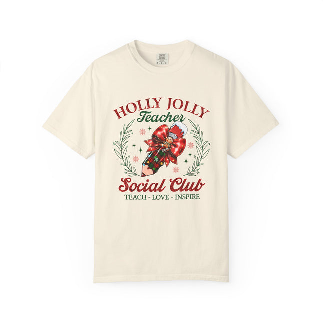 Holly Jolly Teacher Tee
