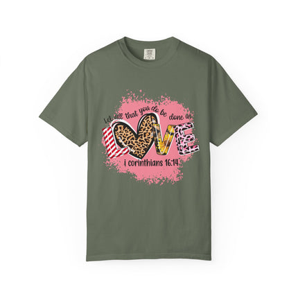 Let Love Be Your Guide Bible Verse Tee