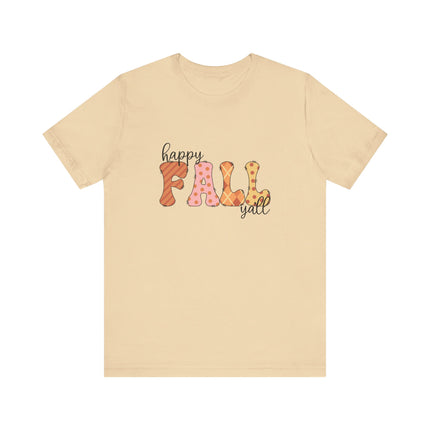 Happy Fall Y’all Patchwork Tee