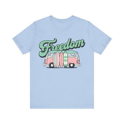 Retro Freedom Surf Van Tee