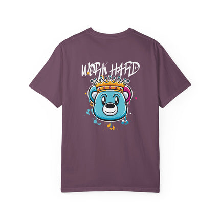 Work Hard Crowned Bear Tee