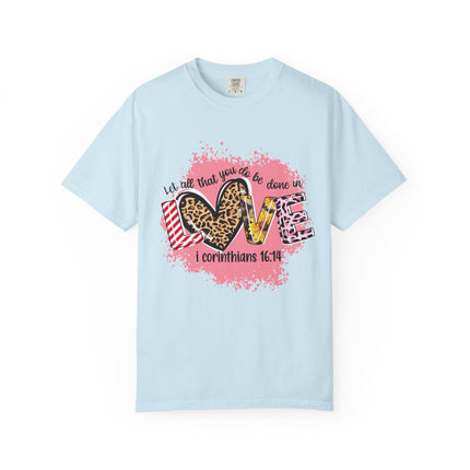 Let Love Be Your Guide Bible Verse Tee