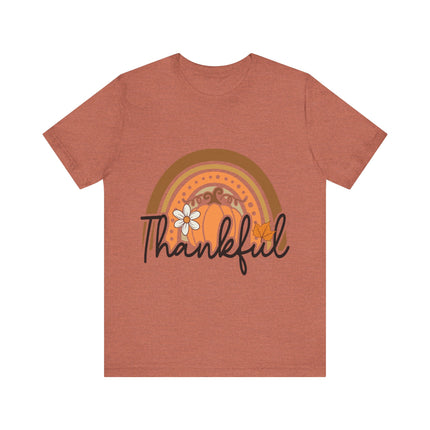 Thankful Rainbow Pumpkin Tee