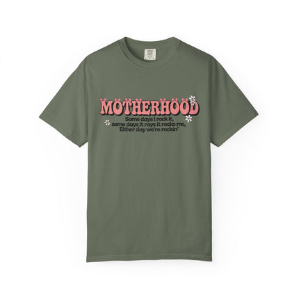 Motherhood Rockin' Quote Tee