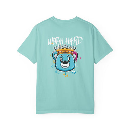 Work Hard Crowned Bear Tee