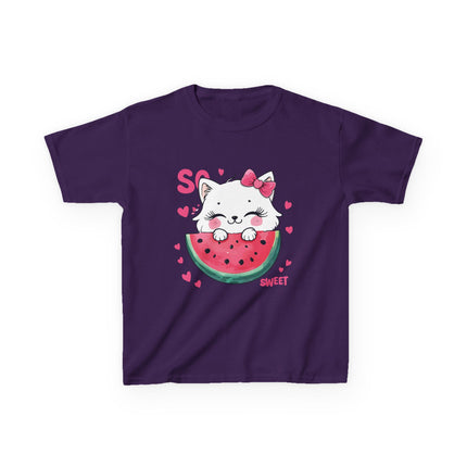 So Sweet Kitty Watermelon Kids T-Shirt