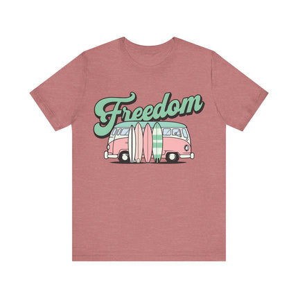 Retro Freedom Surf Van Tee