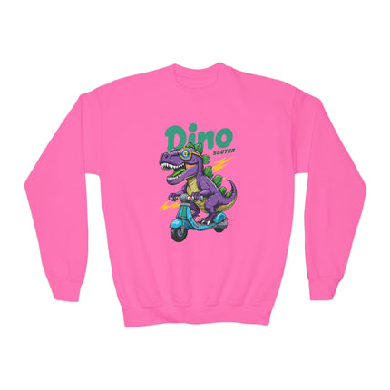 Dino Scooter Youth Sweatshirt