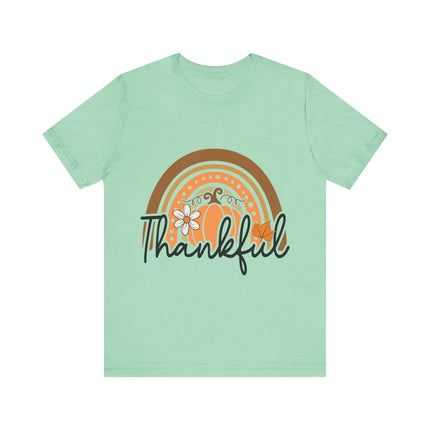 Thankful Rainbow Pumpkin Tee
