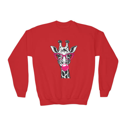 Glam Giraffe – Youth Sweatshirt