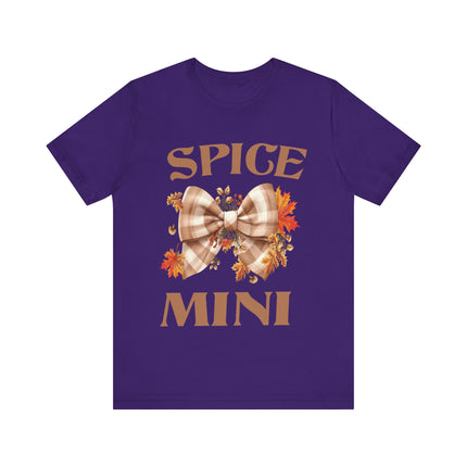 Spice Mini Fall Bow Tee
