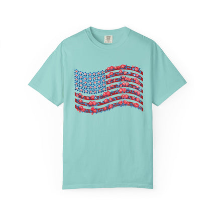 Floral Flag Waves Tee