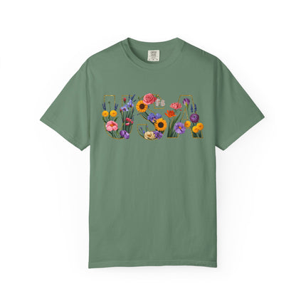 Floral Freedom USA Tee
