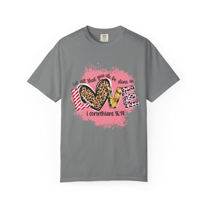 Let Love Be Your Guide Bible Verse Tee