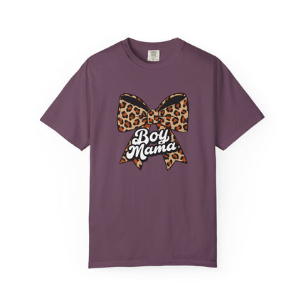 Boy Mama Leopard Bow Tee