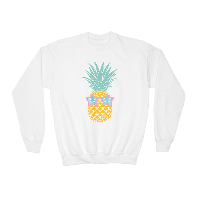 Star Shades Pineapple Youth Sweatshirt