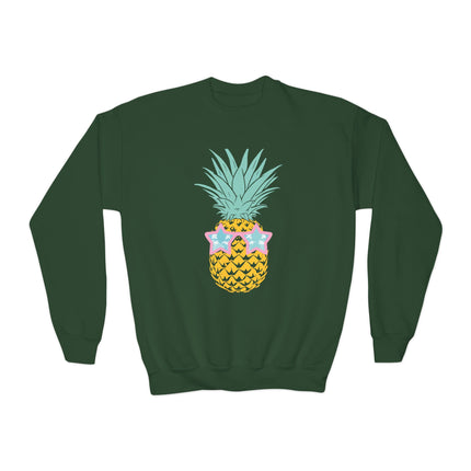 Star Shades Pineapple Youth Sweatshirt