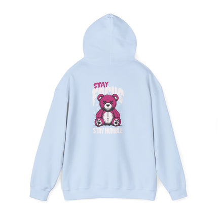 Stay Focus Stay Humble Bear Hoodie