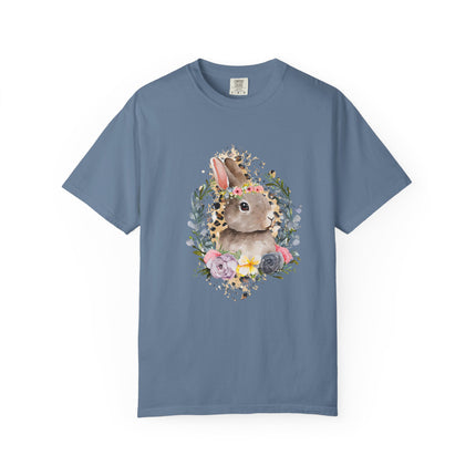 Leopard Floral Bunny Tee