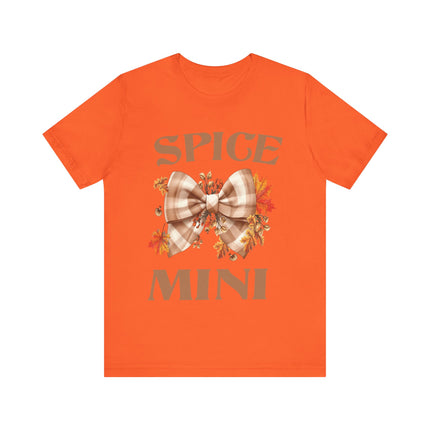 Spice Mini Fall Bow Tee