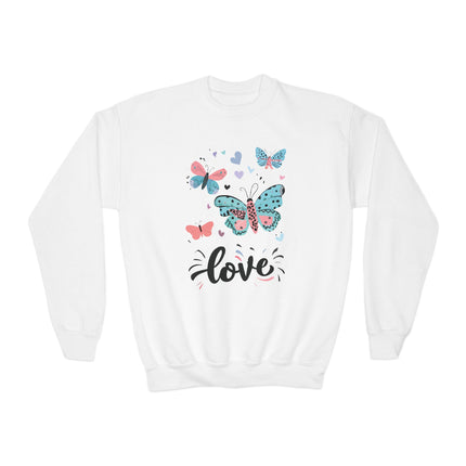 Love Butterflies Youth Sweatshirt