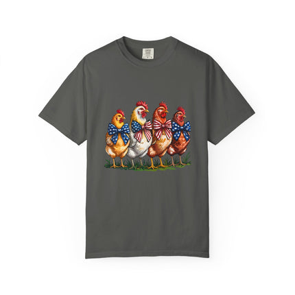 Cluckin' Patriotic Squad Tee