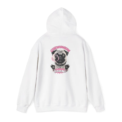 Pug Chewing Gum Boom Hoodie