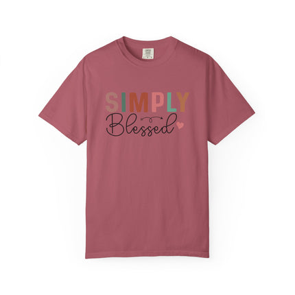 Simply Blessed Tee – A Grateful Heart Looks Good on You
