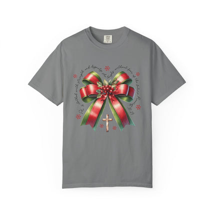 Faithful Christmas Bow Tee