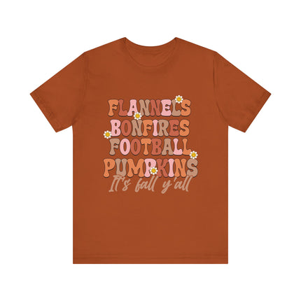It's Fall Y’all List Tee