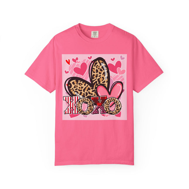XOXO Leopard Hearts Valentine Tee