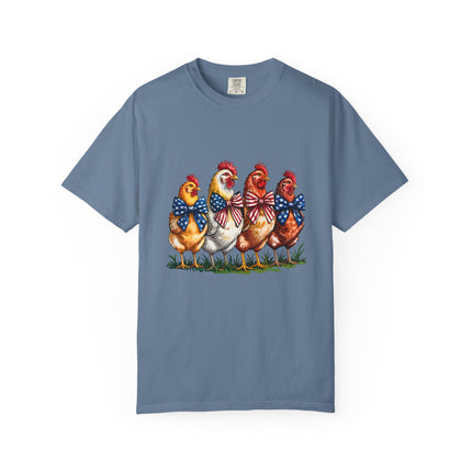 Cluckin' Patriotic Squad Tee