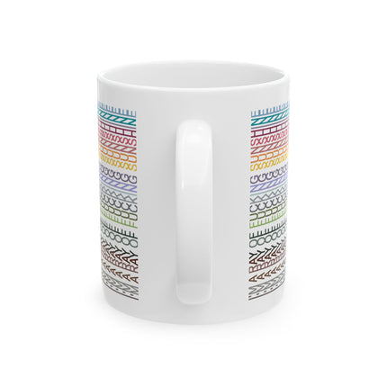 Sunshine Stitch Hidden Message Mug