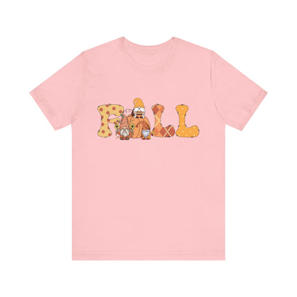 Fall Gnomes Letter Tee