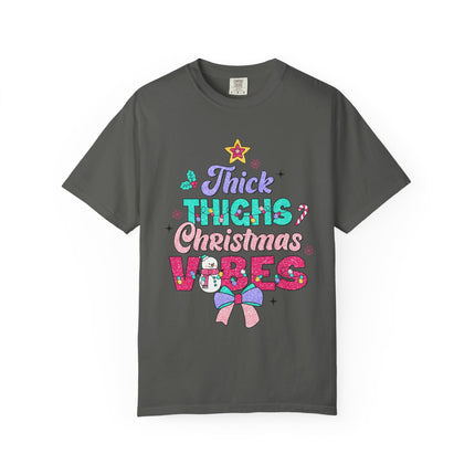 Thick Thighs Christmas Vibes Tee