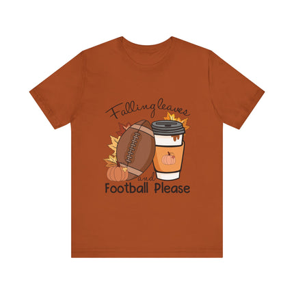 Falling Leaves & Football Please Tee