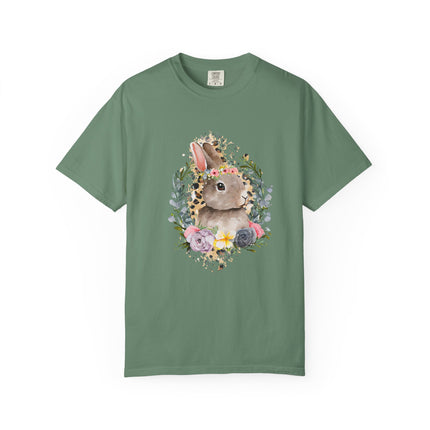 Leopard Floral Bunny Tee