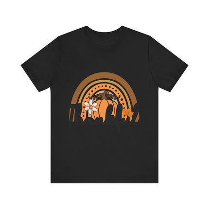 Thankful Rainbow Pumpkin Tee