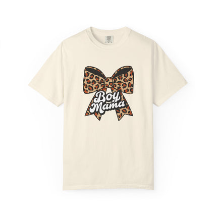 Boy Mama Leopard Bow Tee