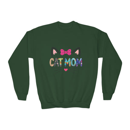 Cat Mom Youth Sweatshirt
