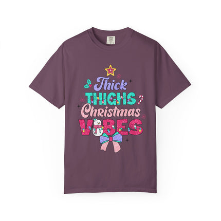 Thick Thighs Christmas Vibes Tee