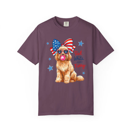 Red, White & Furry Tee