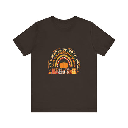 Hello Fall Rainbow Tee