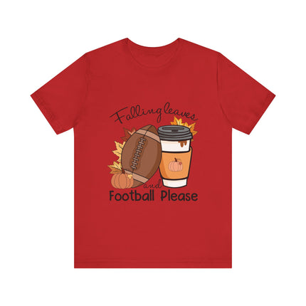 Falling Leaves & Football Please Tee